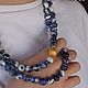 Колье бусы с содалитом. Колье. AN JEWELRY. Ярмарка Мастеров.  Фото №6