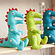 Stuffed dinosaur toys. T-Rex Rex Fiji. Stuffed Toys. Kseniia Trofimova (toyhappyhappy). Online shopping on My Livemaster.  Фото №2