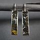 Метеоритные серьги метеорит Сеймчан Meteorite Seymchan Earrings. Серьги классические. MeteoriteArt. Ярмарка Мастеров.  Фото №6