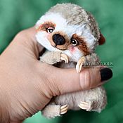 Куклы и игрушки handmade. Livemaster - original item Baby Sloth toy OOAK handmade teddy sloth. Handmade.