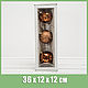 Коробка с окошком, 36х12х12 см, из плотного картона, белая, Коробки, Москва,  Фото №1
