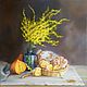 Oil painting 'Still life with pumpkin bread', Pictures, St. Petersburg,  Фото №1