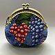 Grapes - Purse on the clasp, Wallets, Vladimir,  Фото №1