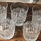 Винтаж: Антикварные стаканы, хрусталь, Франция. Стаканы винтажные. Brocante chez Alla. Ярмарка Мастеров.  Фото №5