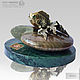 AR002_ Bronze 'gold' Fish with Pearls on the Side. Figurines. Miner premium - Ltd Moscow (mineralpremium). Online shopping on My Livemaster.  Фото №2