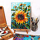 Sunflowers painting on canvas Buy a picture of a field of sunflowers. Pictures. Vladyart. My Livemaster. Фото №4