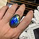 Labradorite Ring ' Ultramarine». Rings. UNIQUE-LIT. Online shopping on My Livemaster.  Фото №2