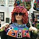 Шапка-парик «КАРЕ» с переходом цвета. Шапки. Анна Лесникова      Les accessoires. Ярмарка Мастеров.  Фото №5