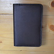 Канцелярские товары handmade. Livemaster - original item Leather passport cover. Handmade.