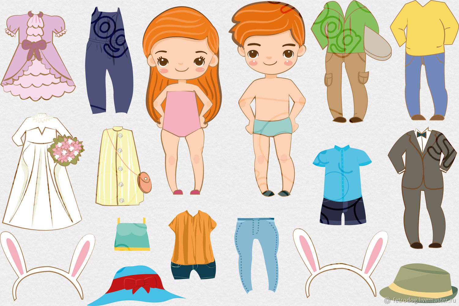 Бумажные Куклы С Одеждой Для Вырезания Распечатать Цветные HD фотoграфии