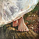 Barefoot, painting with a girl, oil on canvas. Pictures. myfoxyart (MyFoxyArt). Online shopping on My Livemaster.  Фото №2