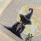 Order Picture cross stitch witch Look at the moon, cross stitch. sweet-home11. Livemaster. . Pictures Фото №3