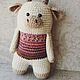 Order Toy Bull amigurumi author's handmade knitted. Kseniya Koroleva (SKORLUPPA). Livemaster. . Stuffed Toys Фото №3