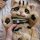 Котенок Тигруля игрушка тедди. Мишки Тедди. Ольга Веселова «Mi-Mi Toys». Интернет-магазин Ярмарка Мастеров.  Фото №2