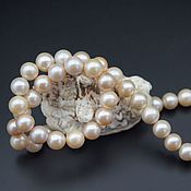 Материалы для творчества handmade. Livemaster - original item Natural White and Pink Pearls AAA Grade Beads 11 mm. Handmade.
