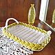 Set: Tray and openwork placemat. Trays. wicker baskets. My Livemaster. Фото №6