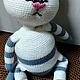 Кот вязанный, Амигуруми куклы и игрушки, Шумерля,  Фото №1