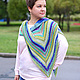 Платок TABBY. Шали. BigCityKnit. Интернет-магазин Ярмарка Мастеров.  Фото №2