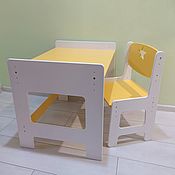 Для дома и интерьера handmade. Livemaster - original item Children`s Growing Table and Chair. Handmade.