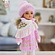 Order Clothes for Paola Reina dolls. Warm pink set with shawl. DeSouris (desouris). Livemaster. . Clothes for dolls Фото №3