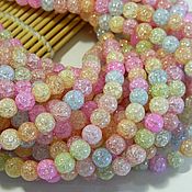 Материалы для творчества handmade. Livemaster - original item Quartz sugar beads 8 mm pcs. Handmade.