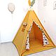 Вигвам в наличии , цена указана за все что на фото. Вигвам. Маргарита tipi_workshop. Ярмарка Мастеров.  Фото №4