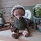 Тедди ёжик: Афоня. Тедди Зверята. Олеся (sola-teddy). Ярмарка Мастеров.  Фото №6
