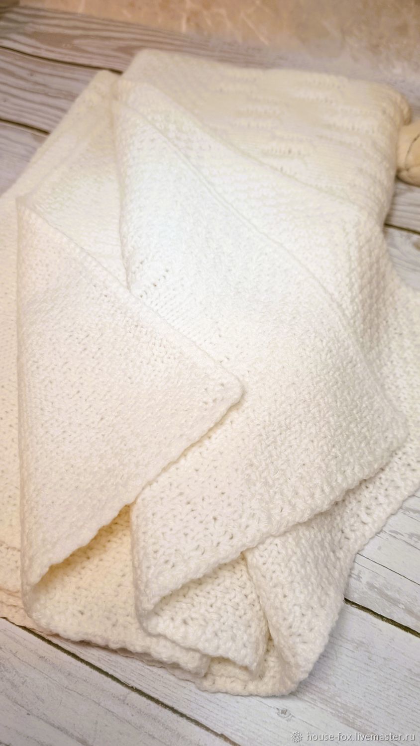 Детский плед Исланд ручной вязки в интернет-магазине Ярмарка Мастеров ...