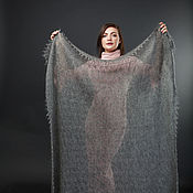 Аксессуары handmade. Livemaster - original item Downy shawl 