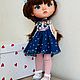  Кукла бжд кастом custom bjd Wednesday Венсдей. Интерьерная кукла. Мастерская подарков Елены Смирновой. Ярмарка Мастеров.  Фото №10