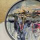 Round picture 70 cm in a frame modern urban landscape of St. Petersburg. Pictures. paintmart (oikos). My Livemaster. Фото №5