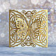 Order 'Golden butterfly' wedding invitations. Evrica (Evrica). Livemaster. . Invitations Фото №3