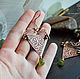 Order Copper earrings 'murkwood' - Elven earrings with garnet. Strangell Jewelry. Livemaster. . Earrings Фото №3
