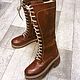 Boots ' Moulin Rouge brown new', High Boots, Moscow,  Фото №1