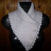 Аксессуары handmade. Livemaster - original item Women`s knitted dickey Shawl. Handmade.