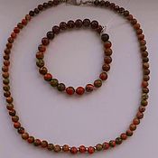 Украшения handmade. Livemaster - original item Beads and Honeycombs with natural stones in the assortment of jewelry sets. Handmade.