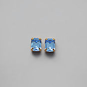 Материалы для творчества handmade. Livemaster - original item Vintage Swarovski crystals 8h6 mm. color Lt. sapphire. Handmade.