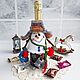 The Year Of The Dragon: The design of the bottles: Santa Claus. Snowman. Year of the Dragon. KnitOK. My Livemaster. Фото №5