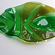 Order Dish Autumn leaf, glass, fusing. ArtSmiL home decor (Anna). Livemaster. . Fruit makers Фото №3