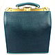 Buy leather handbag Ossag Emerald, leather briefcase, Office bag. Valise. STORIES. Online shopping on My Livemaster.  Фото №2