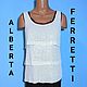 Винтаж: СУПЕР ЛЮКС! ТОП ALBERTA FERRETTI ИТАЛИЯ ОРИГИНАЛ Р.44-46, Топы винтажные, Краснодар,  Фото №1
