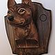 Собака - деревянное панно на стену. Маски интерьерные. Art Branch Org (ArtBranchOrg). Ярмарка Мастеров.  Фото №6