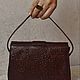 Заказать Винтаж: Кожаная винтажная сумка, ридикюль, кошелёк "Одри". 'GOAR  VINTAGE' (goar-vintage). Ярмарка Мастеров. . Сумки винтажные Фото №3