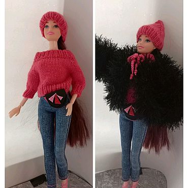 шуба для Barbie куклы