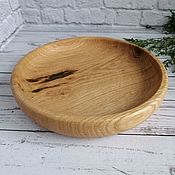 Тарелка из древесины ясеня