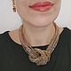 Колье узел в стиле Peserico. Колье. KSeniora jewelry. Ярмарка Мастеров.  Фото №4