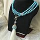 Сотуар с отстёгивающейся кистью . Бусы. JEWELRY BIJU. Ярмарка Мастеров.  Фото №6