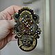 Brutal Pirate brooch, made in the soutache technique. Brooches. VeninnaS. My Livemaster. Фото №6