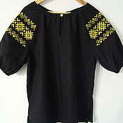 Русский стиль handmade. Livemaster - original item Women`s embroidered shirt 