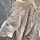 Кардиган из альпаки с микро пайеткой и вышивкой. Свитеры. Wool & Feather. Интернет-магазин Ярмарка Мастеров.  Фото №2